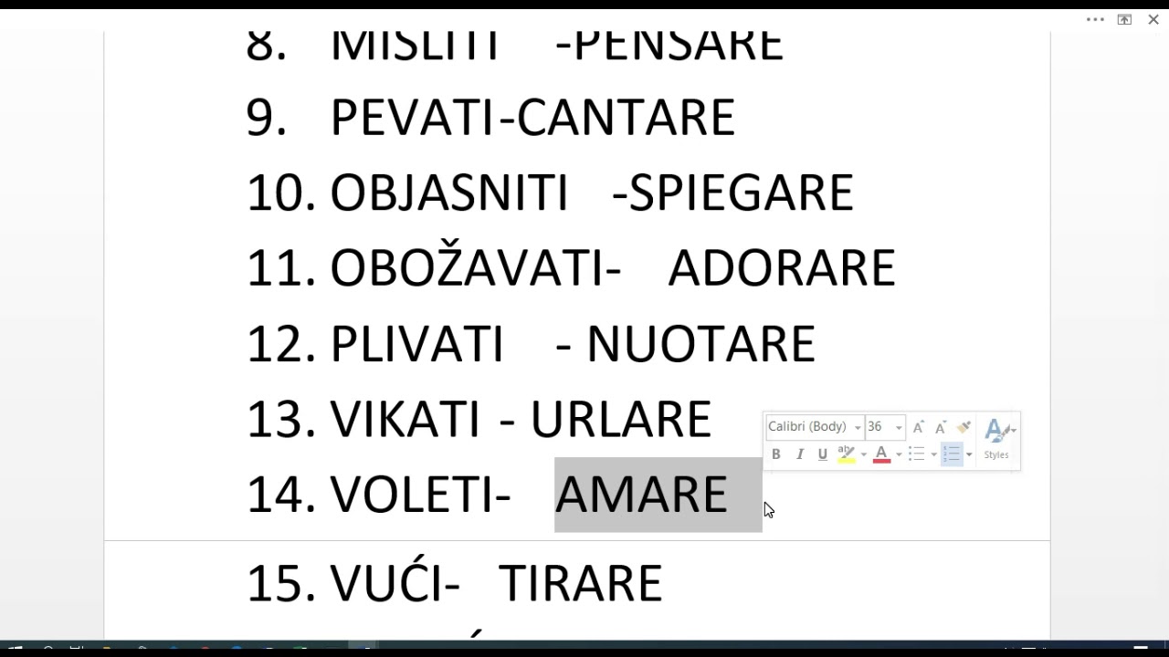 ITALIJANSKI JEZIK ZA POČETNIKE - METOD KOJI ĆE VAS NAUČITI 100 REČI ZA 10 MIN
