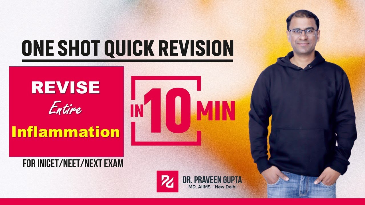 Inflammation revision in 10 mins: One shot