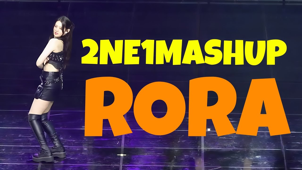 BABYMONSTER RORA 2NE1MASHUP FANCAM 🎥 [Fanmeet Tour FINALE IN SEOUL 240810]