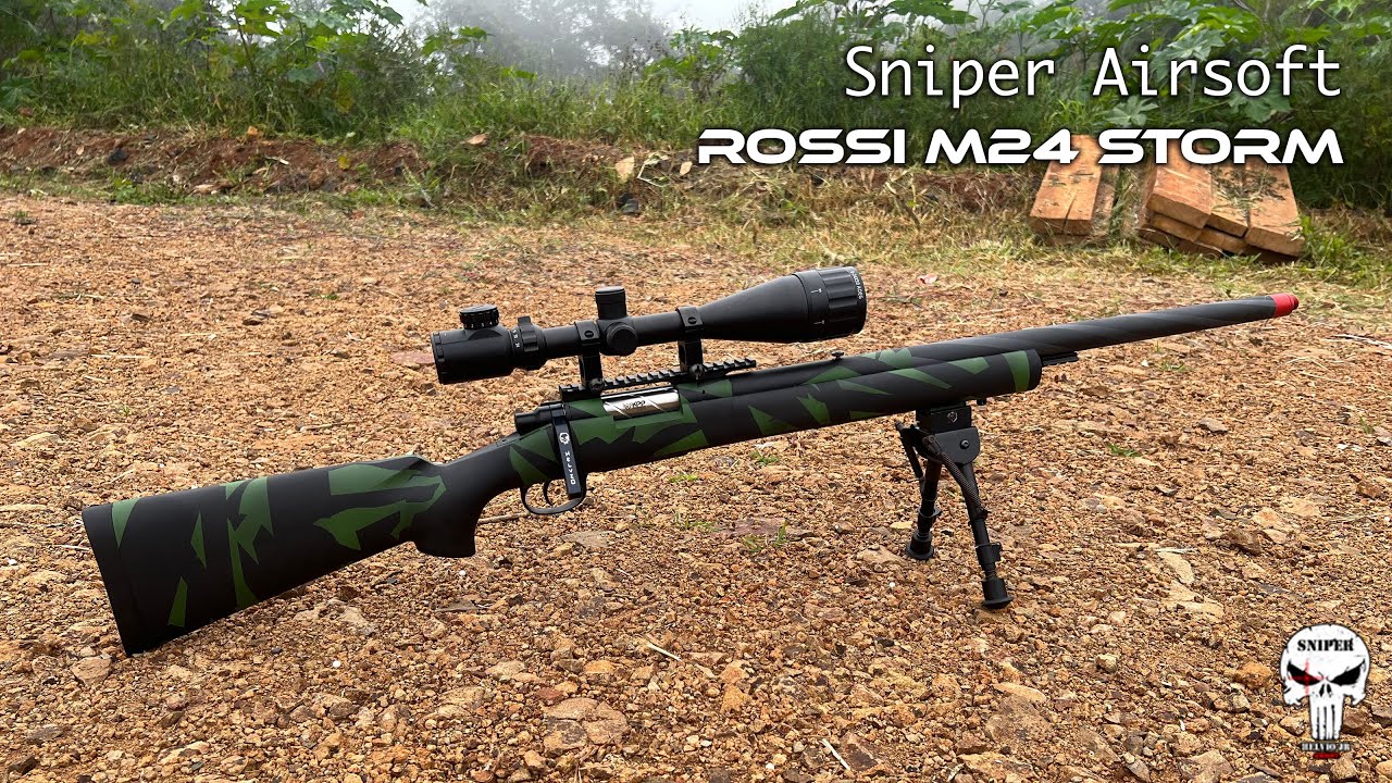 [HelvioSniper] Review e Full upgrade da Sniper Airsoft Rossi M24 Storm