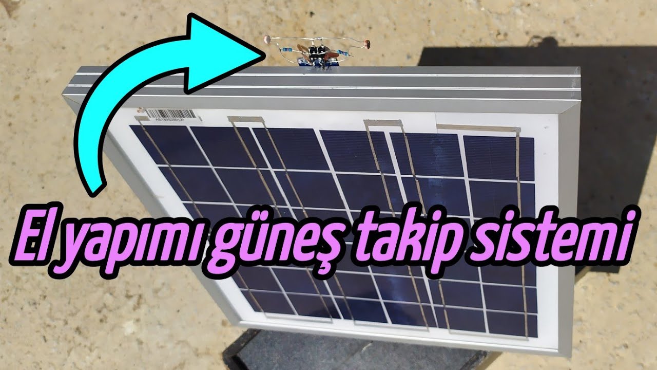 EL YAPIMI GÜNEŞ TAKİP SİSTEMİ  GREAT INVENTION solar tracker system
