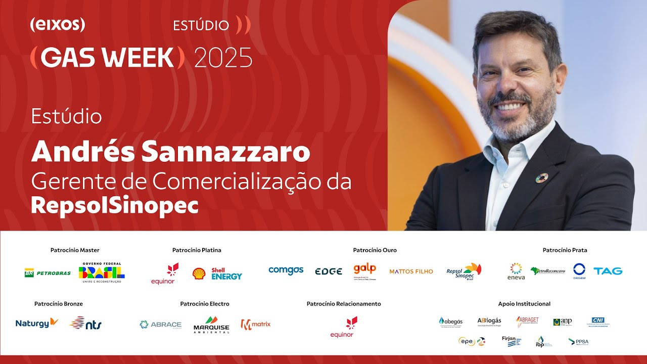 Andrés Sannazzaro, GC da RepsolSinopec | estúdio eixos na gas week 2025