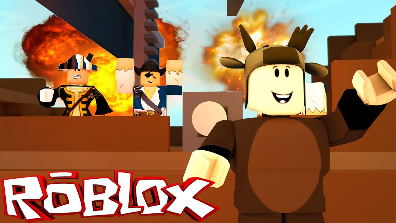 FLYING AIRSHIP WAR IN ROBLOX! (Roblox FLYING PIRATES!)