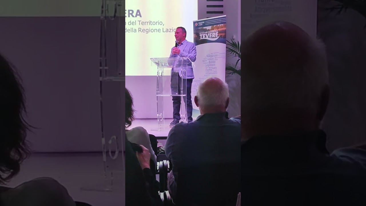 FABRIZIO GHERA ASSESSORE DELLA REGIONE LAZIO AL CONVEGNO 
