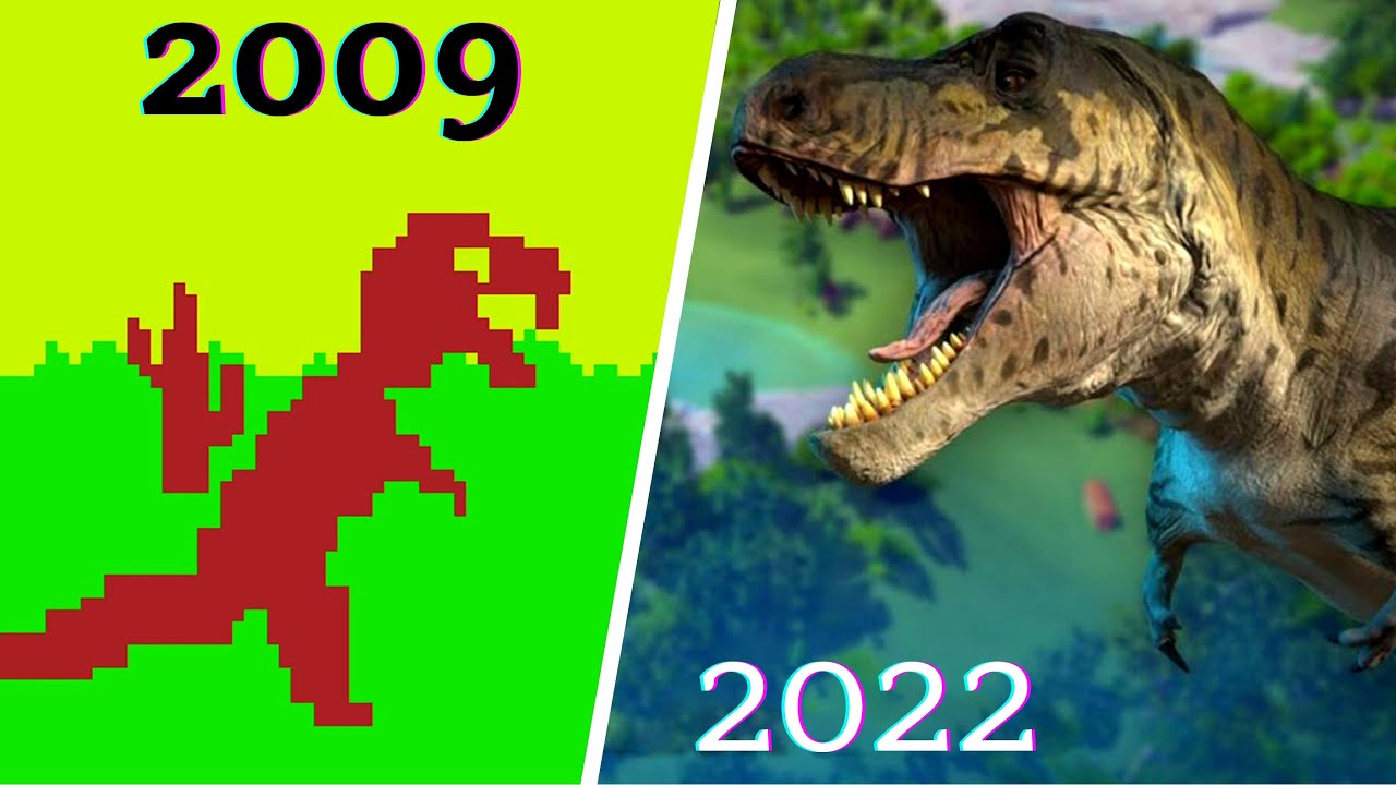 Evolution of Dinosaur Games [1980-2021]