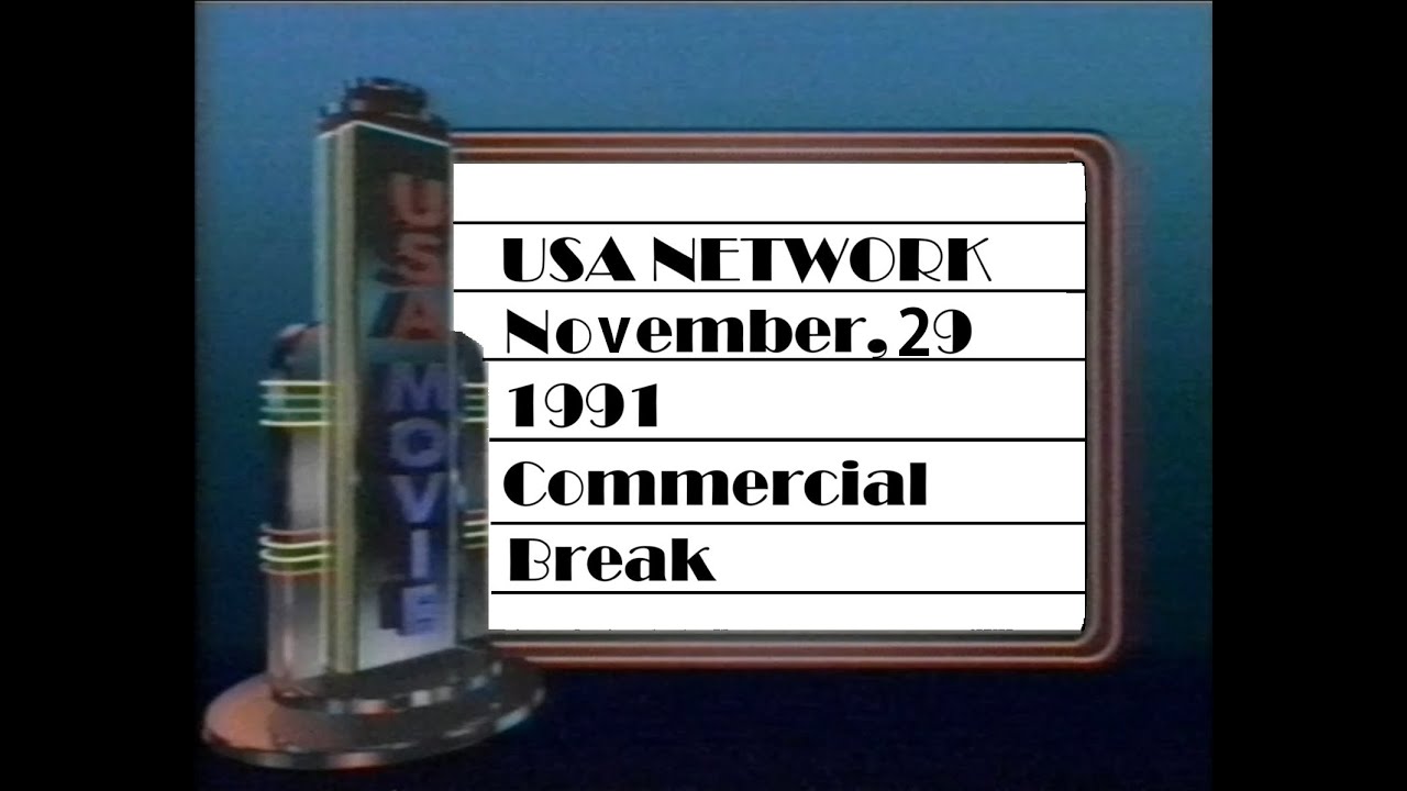 USA Network: November 29, 1991 Commercial Break