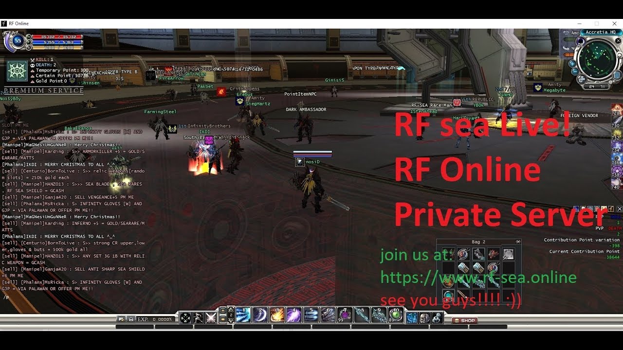 RFSEA Live Stream (RF online Private server)