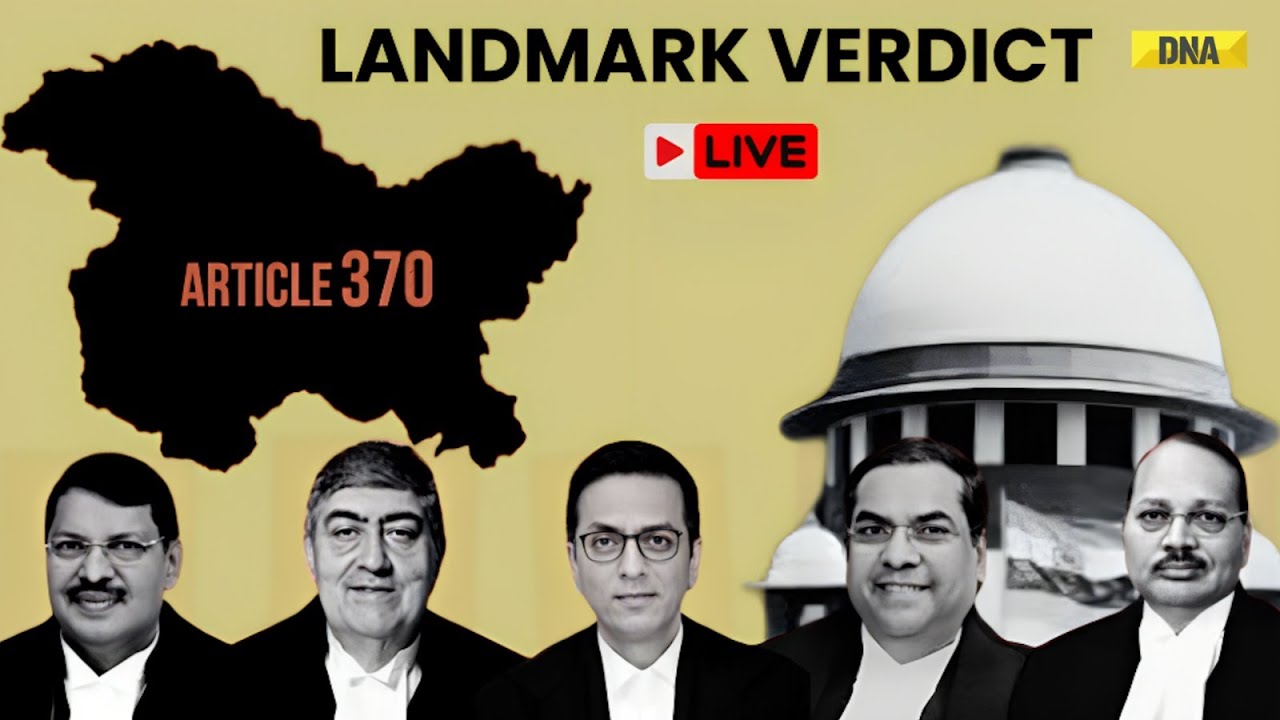 Article 370 Was A Temporary Provision, Says SC As It Upholds Its Abrogation | Article 370 Judgement