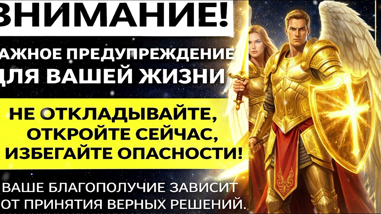 🚨 ВНИМАНИЕ! ЭТО ПРЕДУПРЕЖДЕНИЕ МОЖЕТ ИЗМЕНИТЬ ВАШУ ЖИЗНЬ — НЕ ИГНОРИРУЙТЕ ЭТОТ СИГНАЛ ⚠️✨