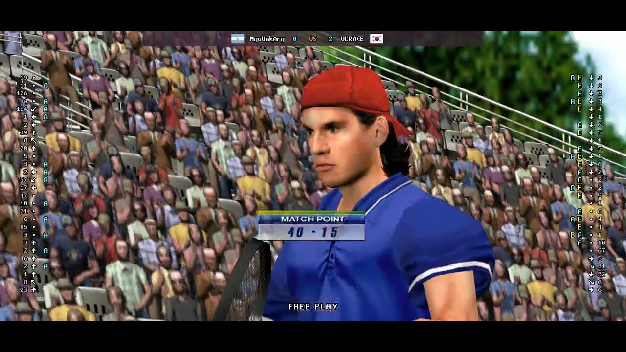 Virtua Tennis 2 - 🇦🇷 MgoUmkArg vs 🇰🇷 VLRACE | Fightcade (2026-03-05 21:10 UTC)