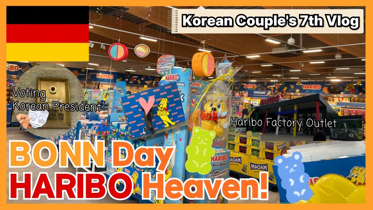 Bonn Day Trip | Vote & HARIBO Outlet🐻🍭