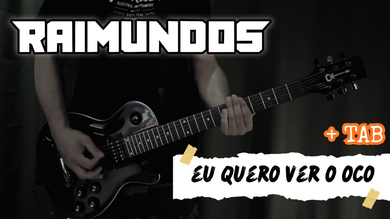 Raimundos - Eu Quero Ver o Oco (Guitar Cover + TAB on Screen)