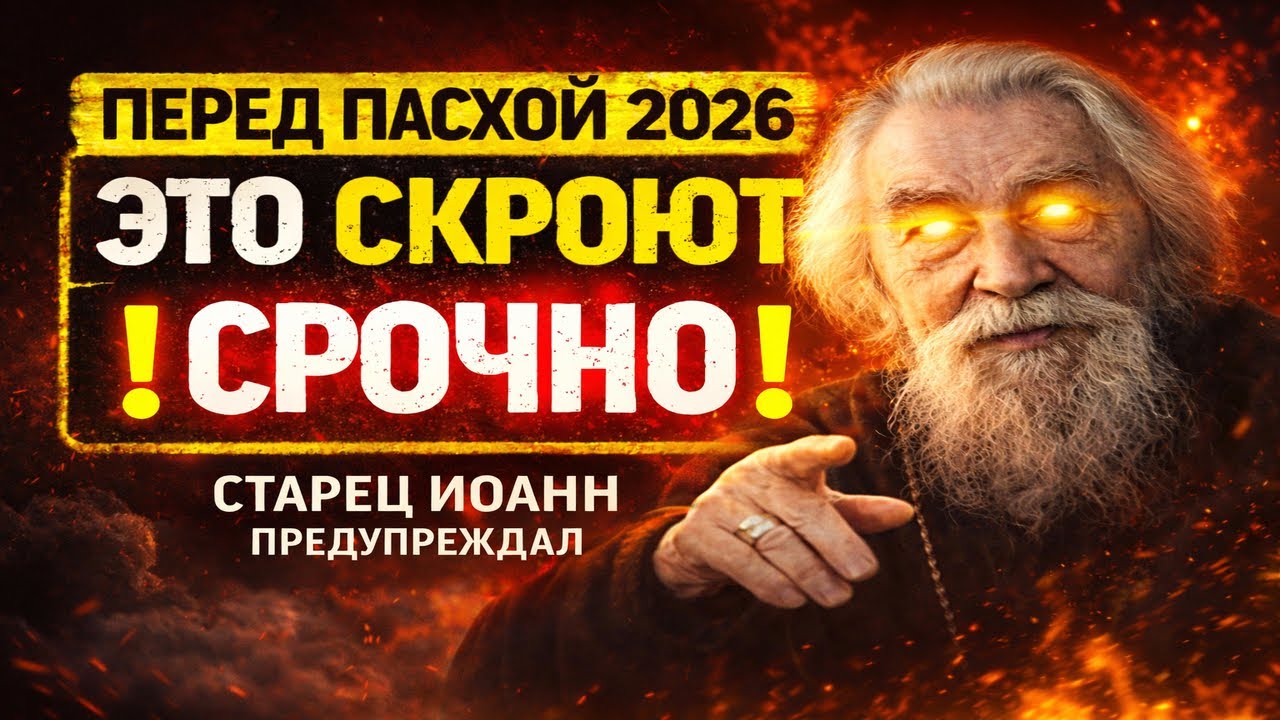 Перед Пасхой 2026 это должно произойти… Старец предупреждал
