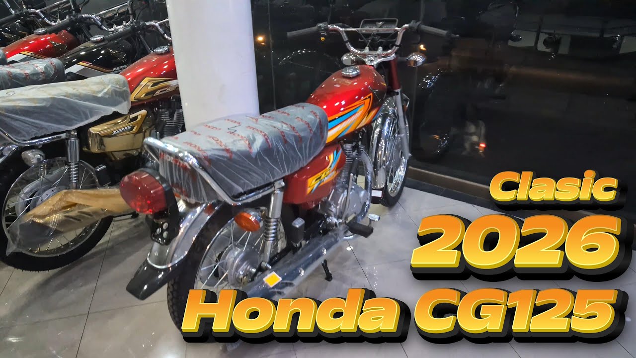 New Bike Le Li 😍 Honda CG125 Classic 2026 Red | GoPro POV Ride | First Start + Reaction