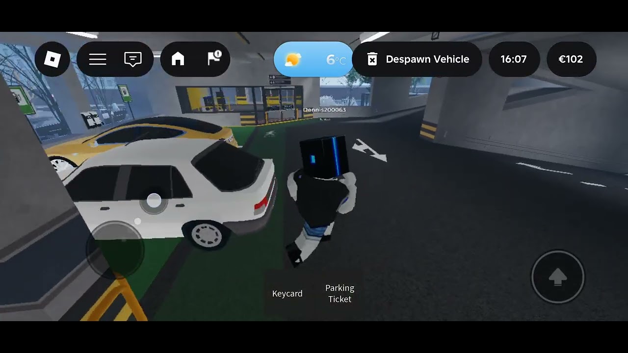 Driving And Riding Elevators At Car Parking Level 7 ln Roblox