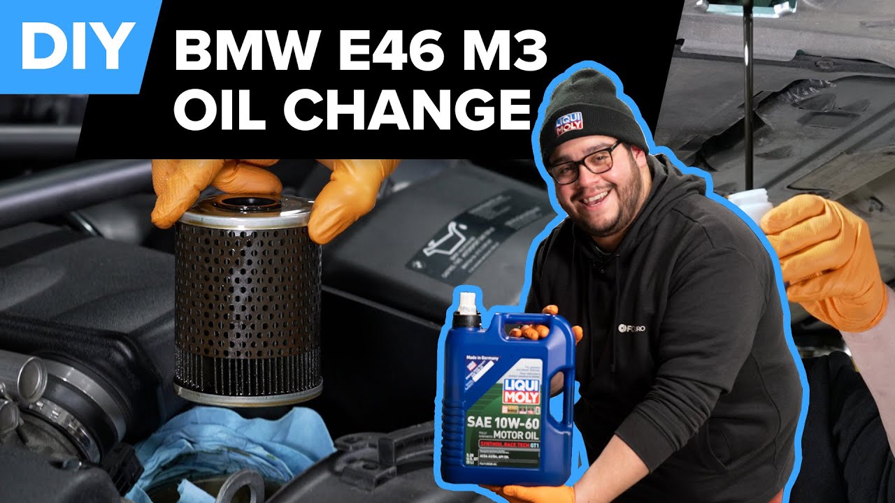 BMW E46 M3 Oil Change DIY (2001-2006 BMW S54 Engine)