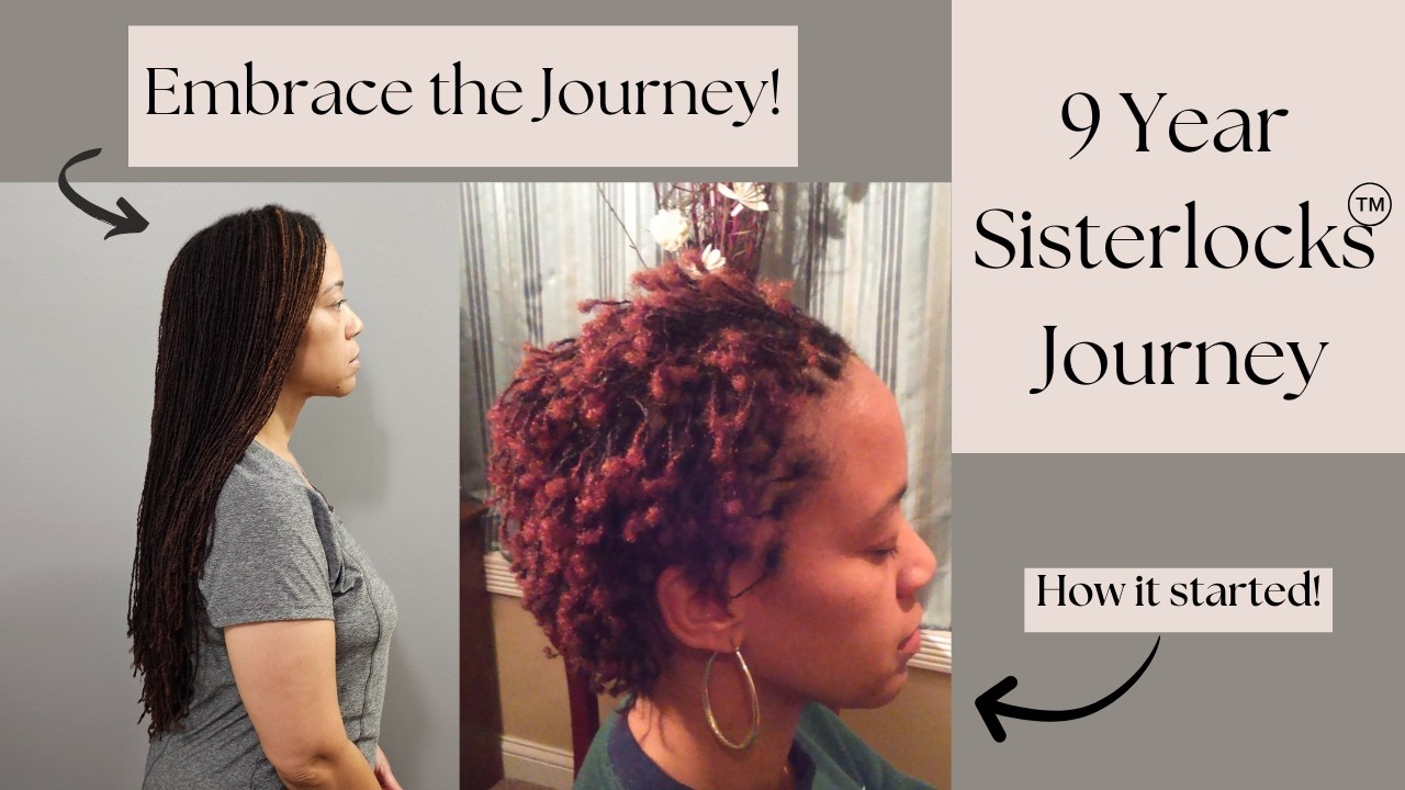 Моё 9-летнее путешествие с Sisterlocks! (Фотографии роста за 9 лет включены) 