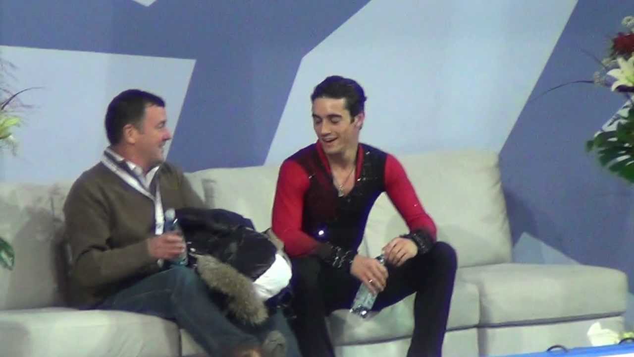 Finlandia trophy 2012 Javier FERNANDEZ SP  +kiss&cry