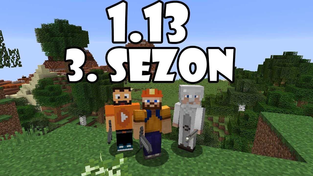 YENİ SEZON BOMBA GİBİ (1.13) !!! | Minecraft: Modsuz Survival | S3 #1