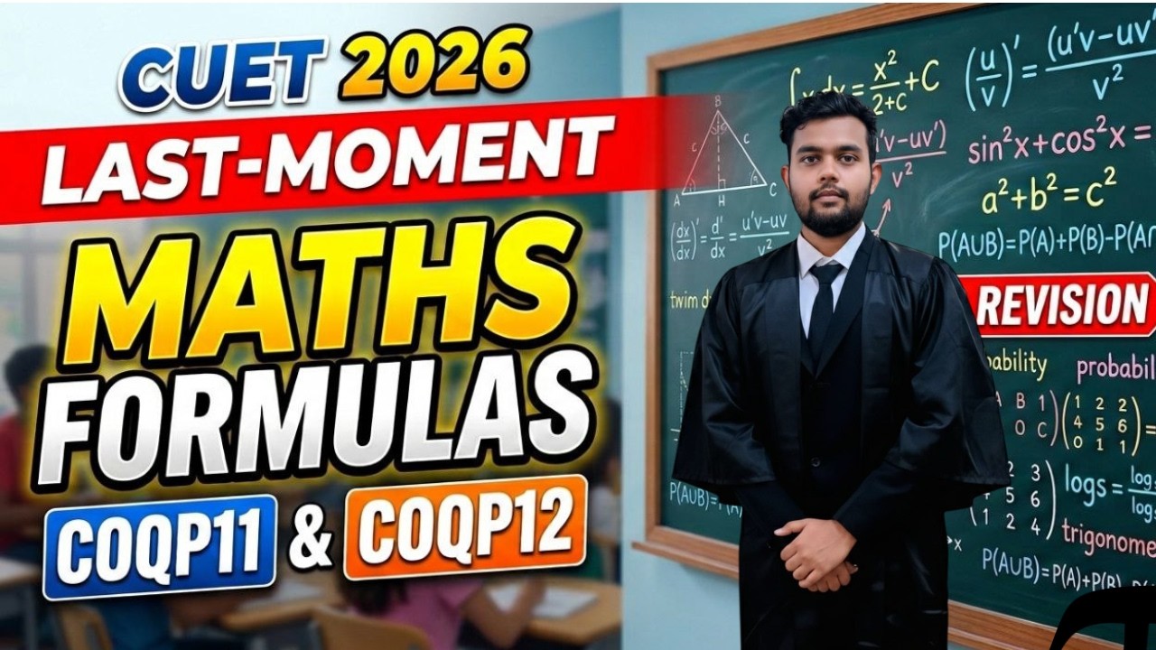 Don't Skip This Before Your Exam! | All Maths Formulas Revised