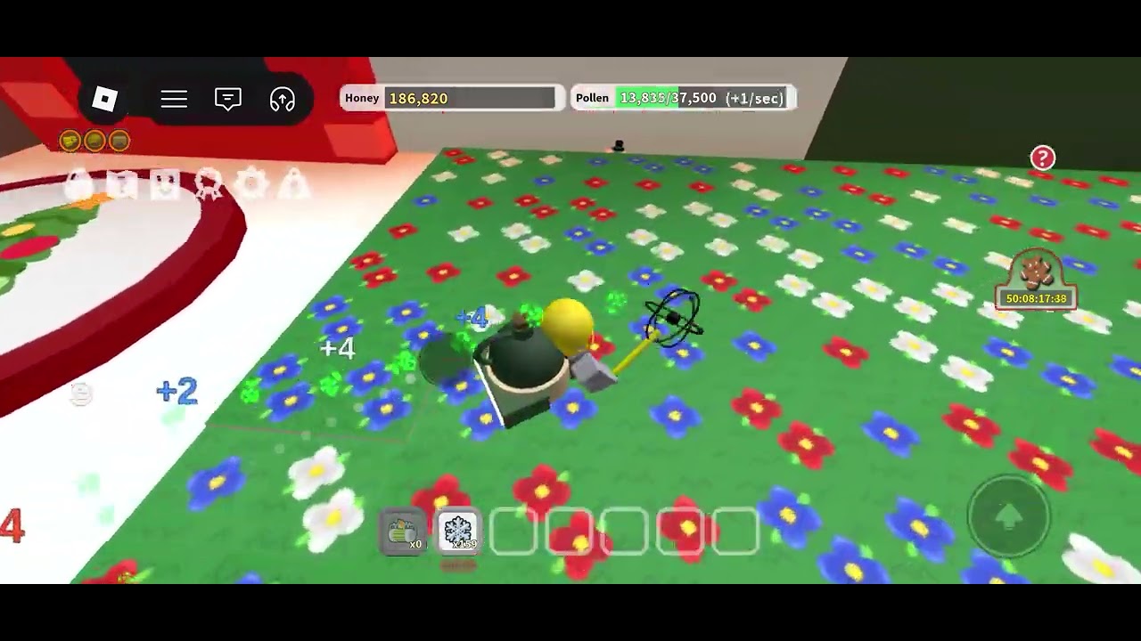 Playing bee swarm simulator again 