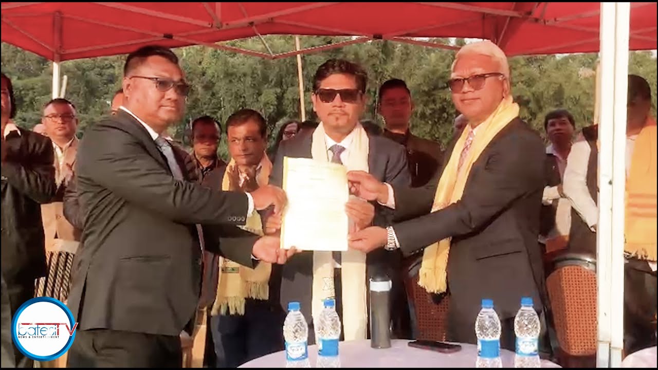 HAKHMAT KI PAIDBAH KULAR U CONRAD SANGMA BAN PHAH SHNA PYNBHA &Iuml;A KA MADAN UMSNING