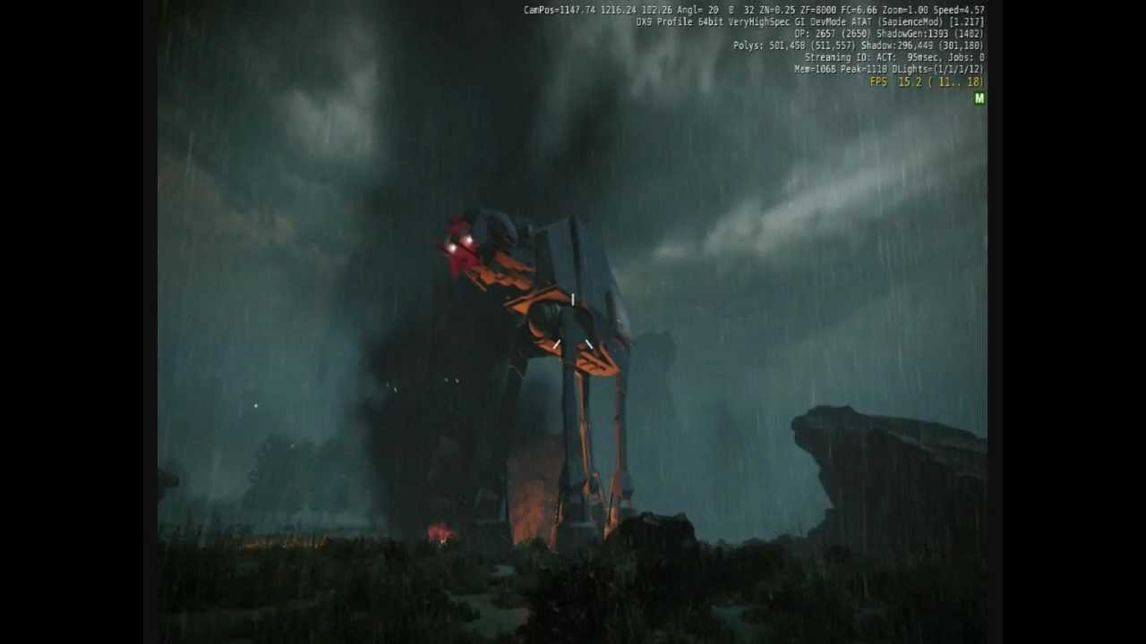 STARWARS AT-AT USING CRYSIS 2 CRYENGINE 3