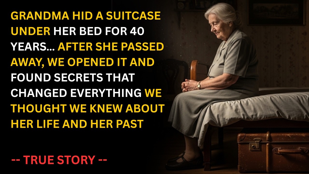 She Hid a Suitcase Under Her Bed for 40 Years After Her Death, the Truth Finally Came Out