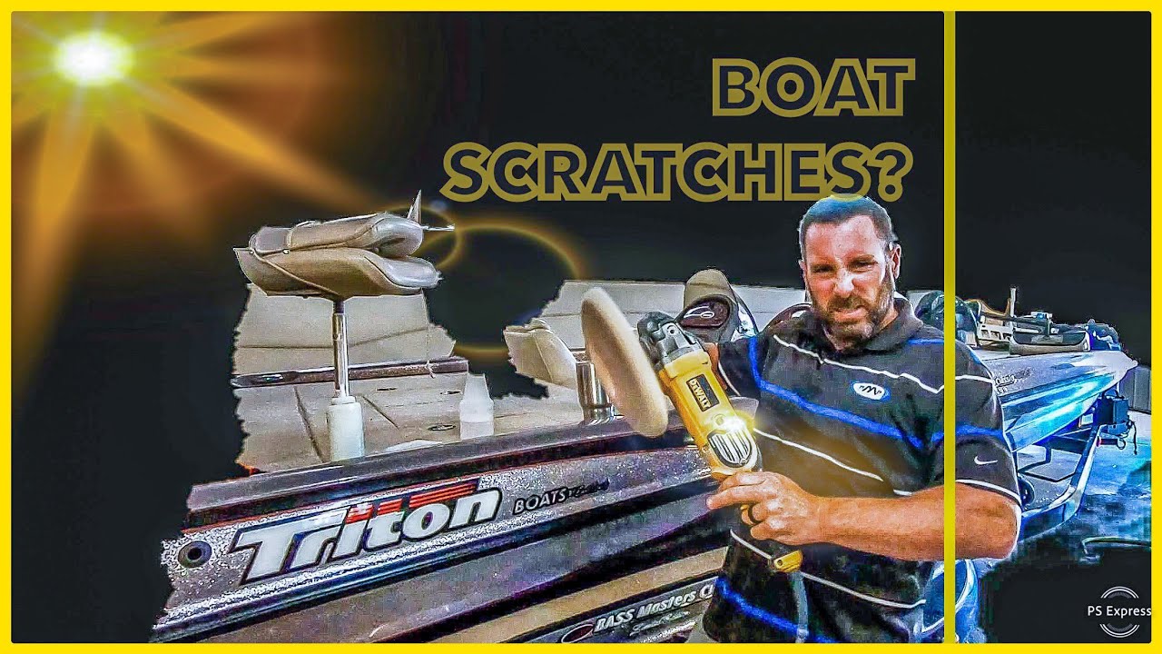 How to fix boat scratches by wet sanding scratches out of your gel coat on a boat