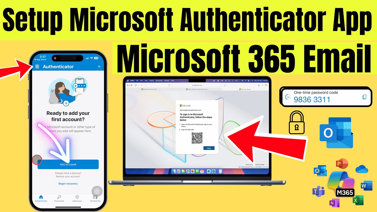 How To Setup Microsoft Authenticator App Microsoft 365 Email - in 2026 (2fa)