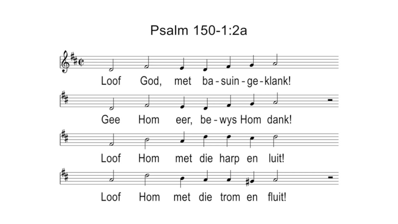 Psalm 149 : 6 | ONS NUWE LIED TOT EER VAN DIE HERE | Dr. Gerard Meijer