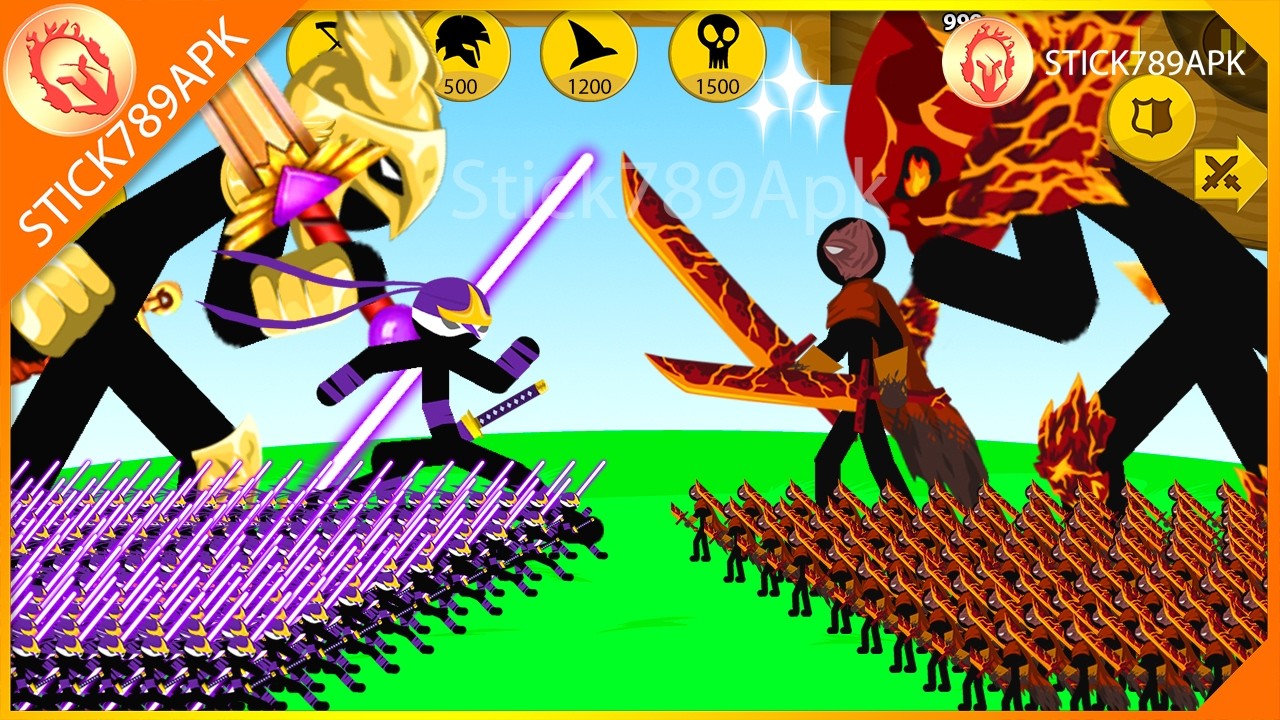 STICKMAN SHADOWRATH LEADER SHADE VS EPIC WRATHNAR, FINAL BOSS LAVA | Stick War Legacy | Stick789Apk