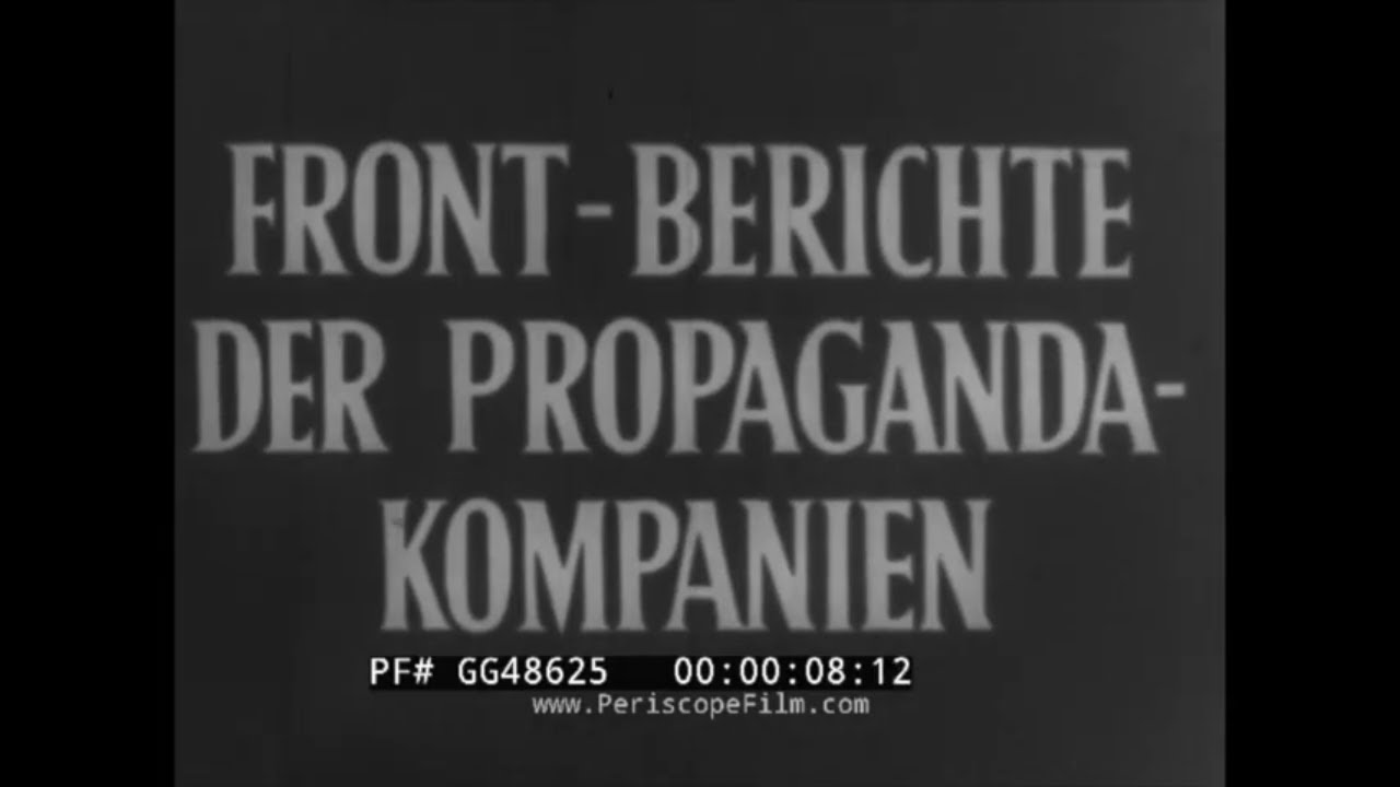 Немецкая кинохроника Второй мировой войны 1940 года. Нападение на Францию. Нападение на линию Маж...