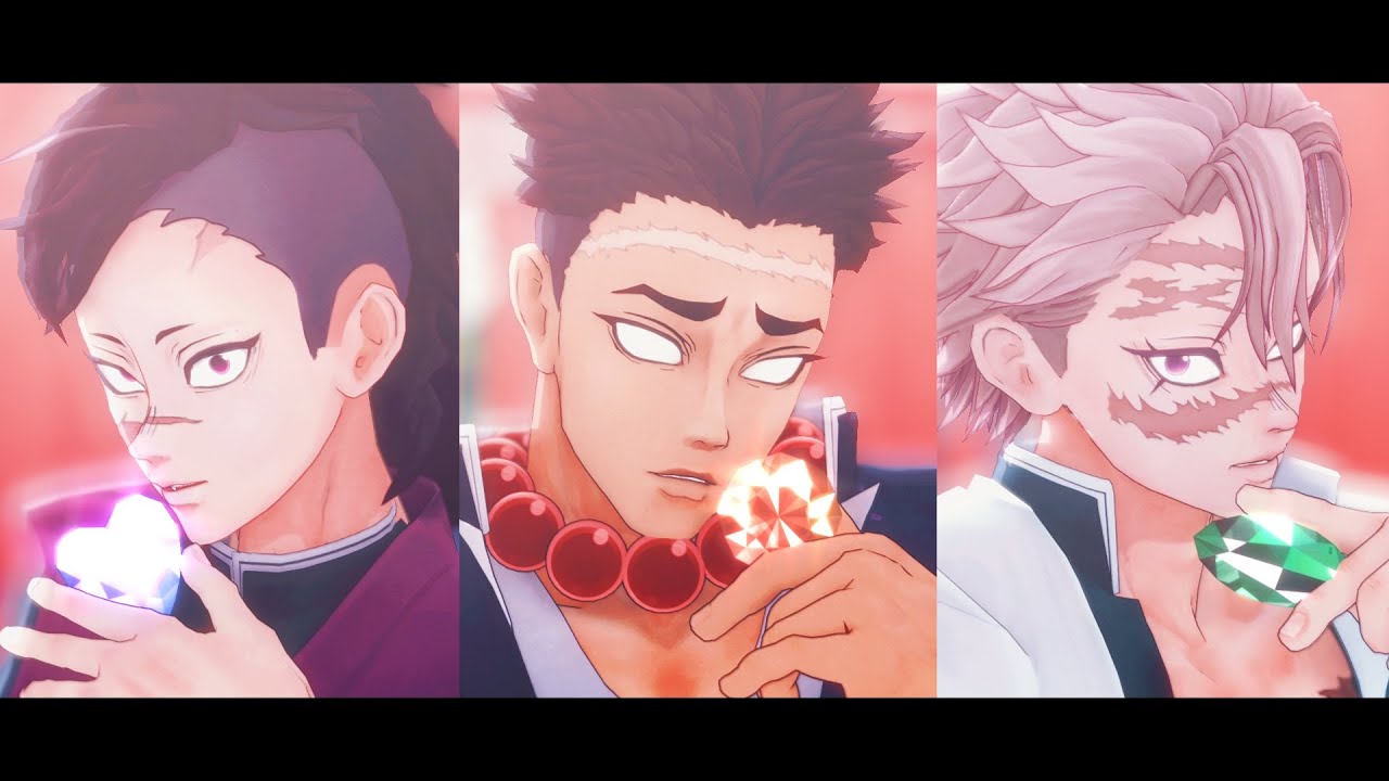 【鬼滅のMMD】jewel【悲鳴嶼行冥・不死川実弥・不死川玄弥】