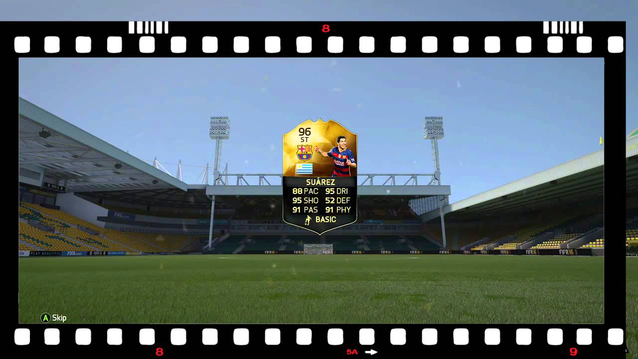 OMG JUST GOT 96 SUAREZ IN A PACK #FIFA16