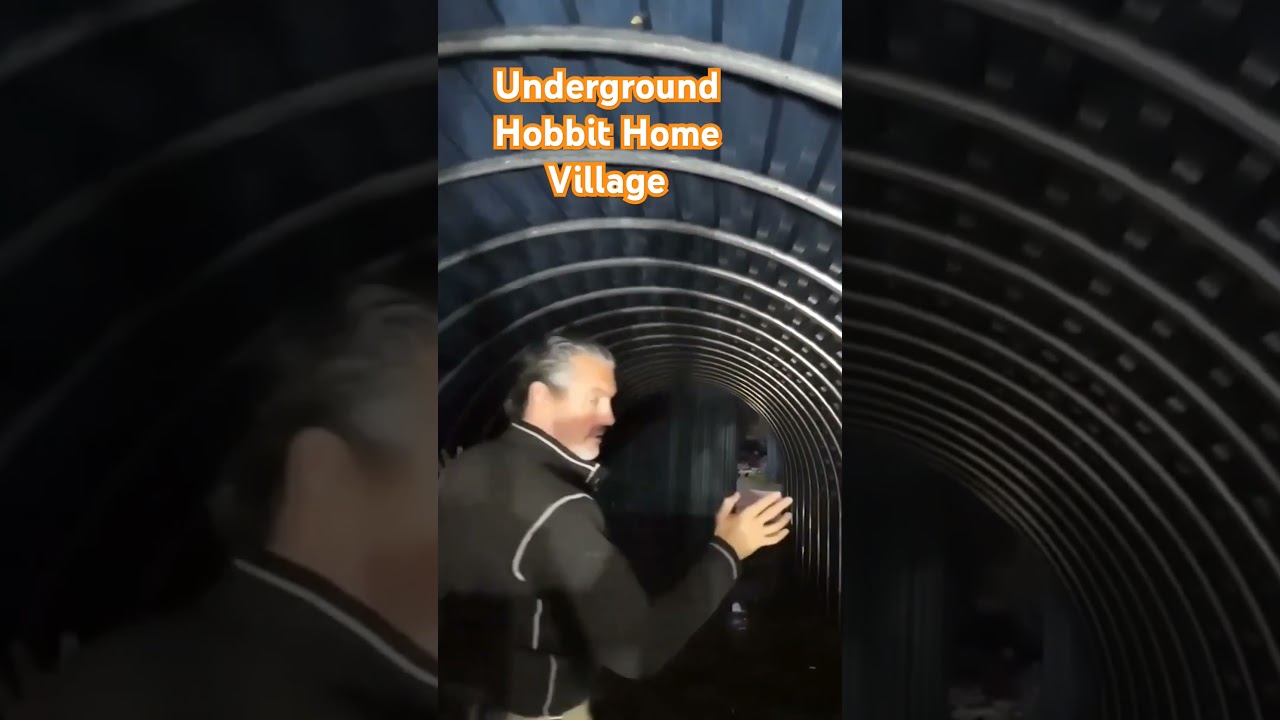 Underground Hobbit Home Village #construction #architecture #building #shelter