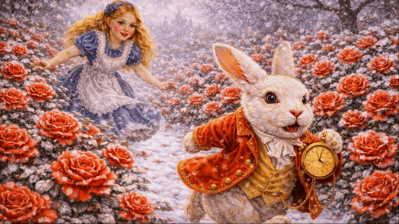 Visual Poems | Little Alice : A Poetic Dream in Wonderland | Claude Monet Style | AI film