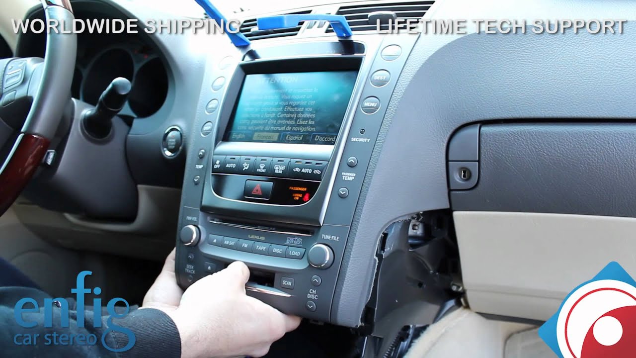 Lexus GS 2007 2008 iPod iPhone aux install and demo