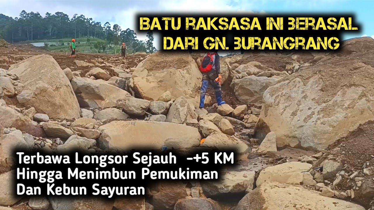 DAHSYATNYA LONGSORAN‼️ Dulu Tanah Yang Subur Dan Pemukiman Yang Asri Sekarang Berubah Jadi Bebatuan