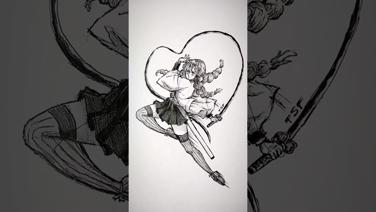 Speed drawing Stick - Hashiras 😳 