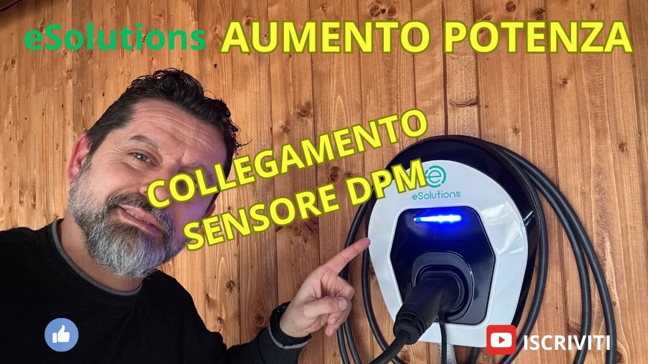 Aumento potenza wallbox eSolutions sensore DPM