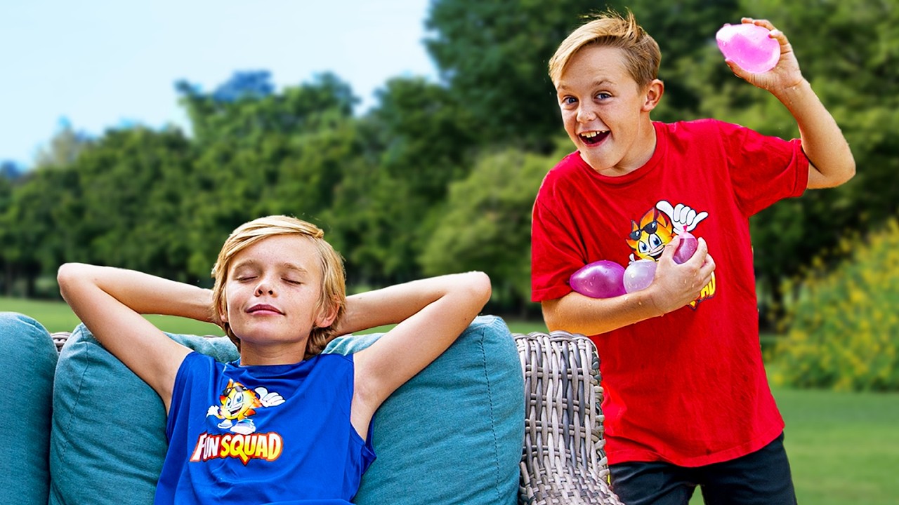 Water Games and Challenges for #TeamWater | Fun Squad