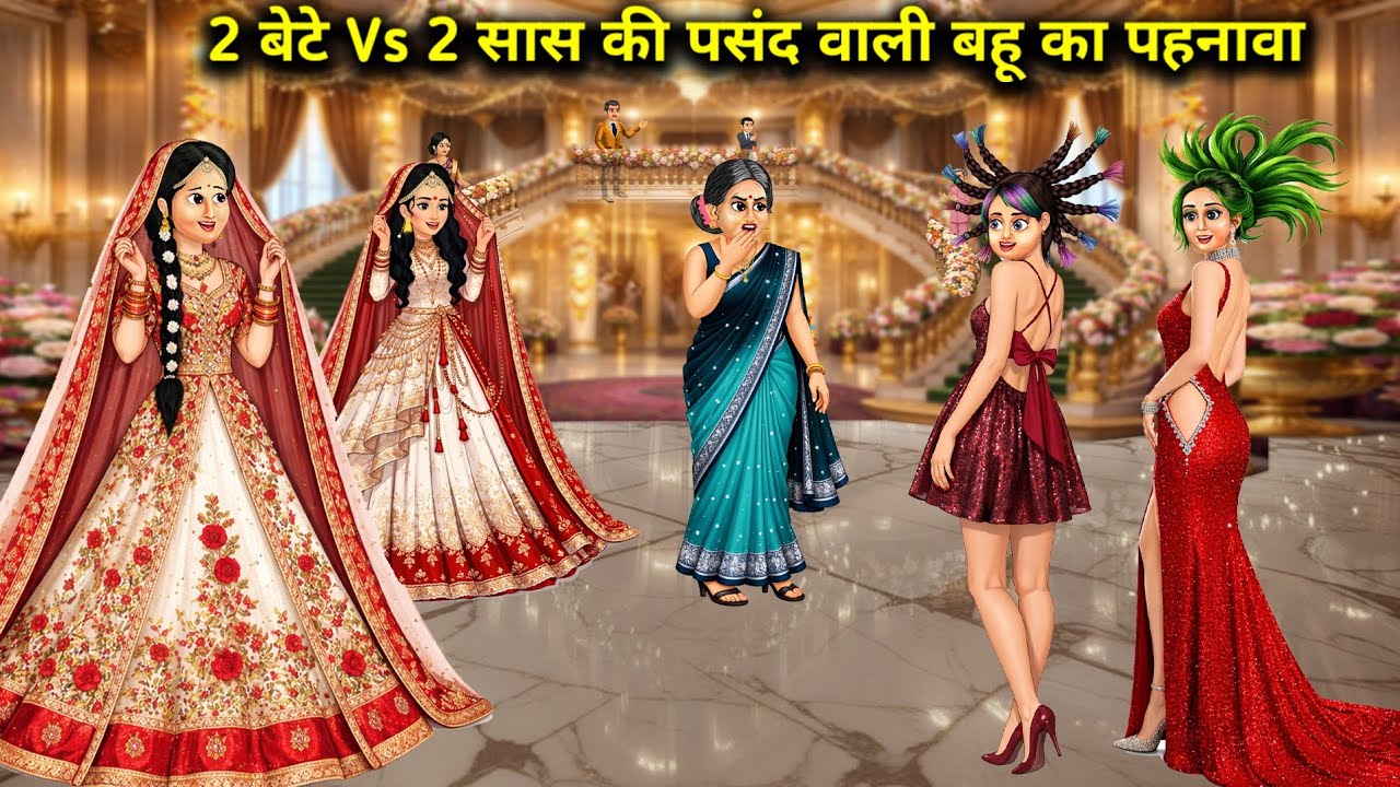  2 बेटे Vs 2 सास की पसंद वाली बहू का पहनावा
