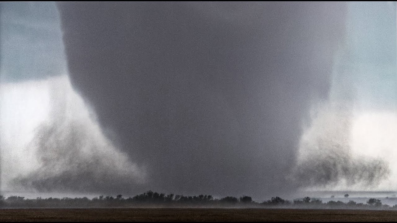 MONSTER TORNADO CLOSE RANGE INTERCEPT!!! - Eldorado, OK Tornado 5/23/2024