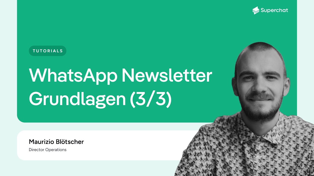 So erstellst du deine erste WhatsApp Newsletter Kampagne!