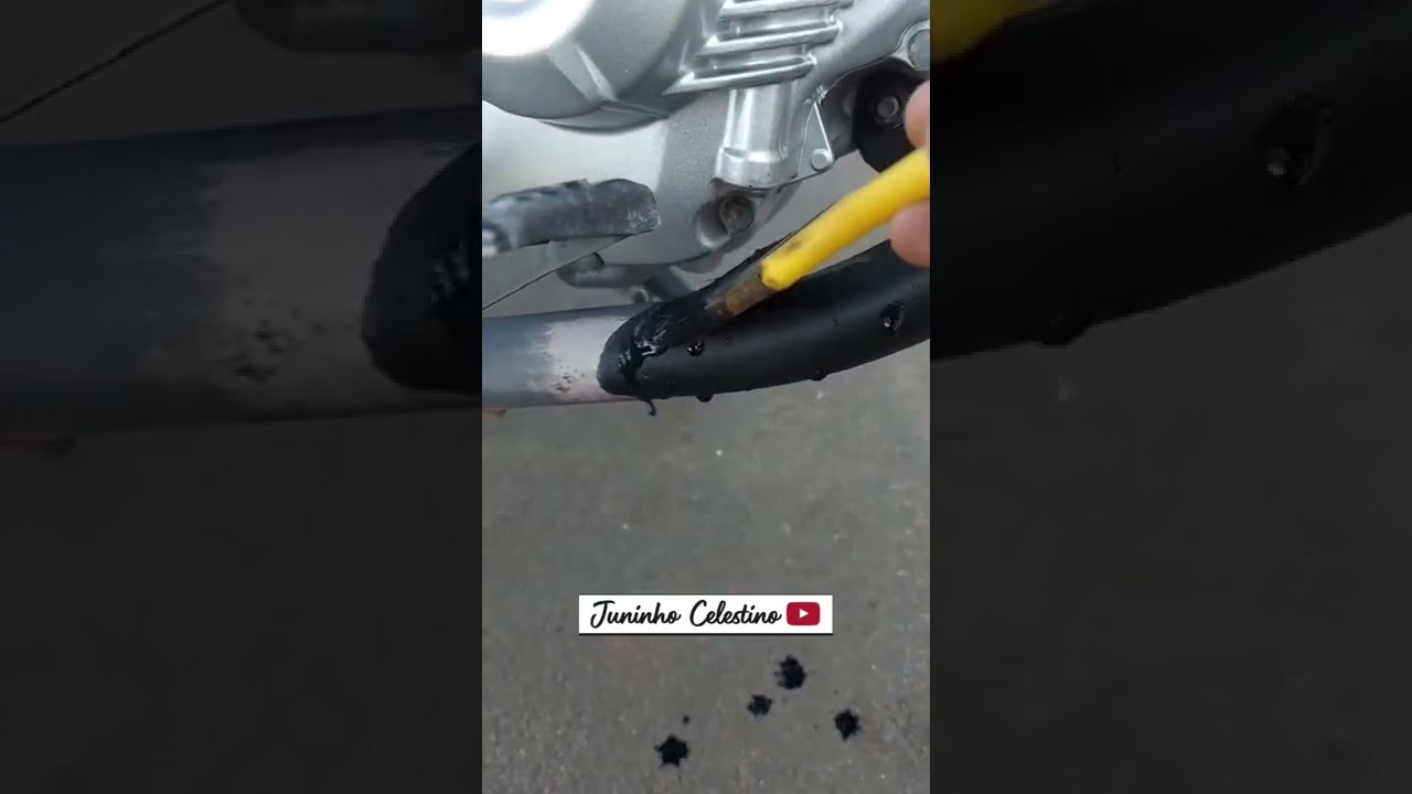 COMO PINTAR O ESCAPE DA MOTO