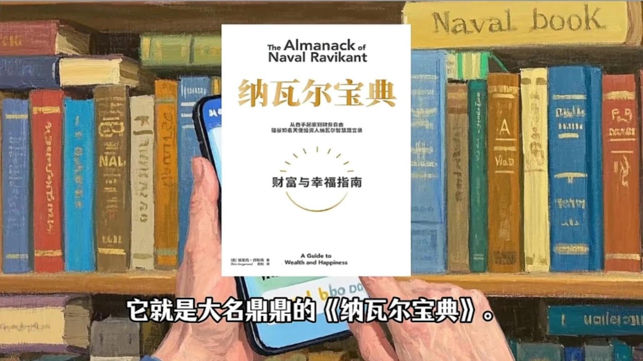 《纳瓦尔宝典》经典书籍精读#心理学#好书分享#财富思维#个人成长#精读好书
