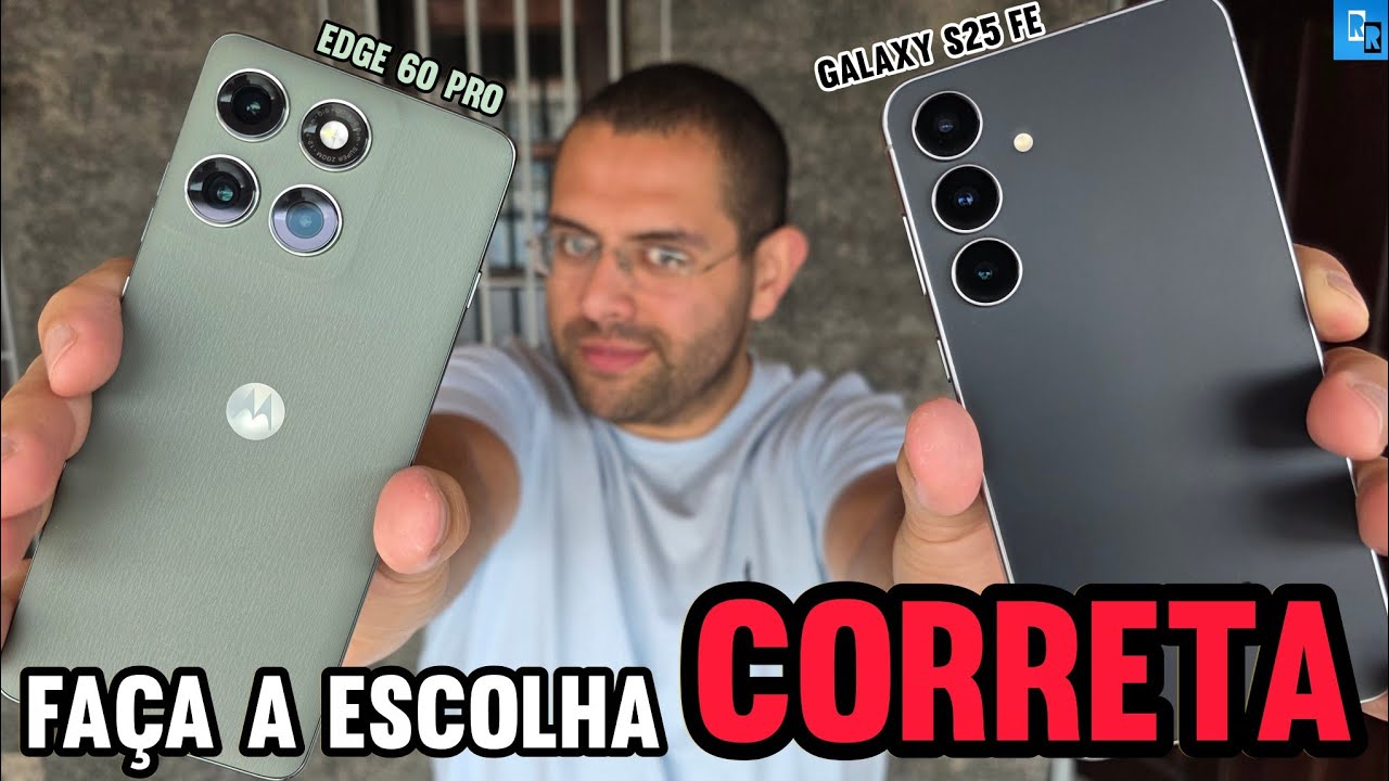 MOTO Edge 60 PRO vs GALAXY S25 FE | Qual o MELHOR para o SEU USO?