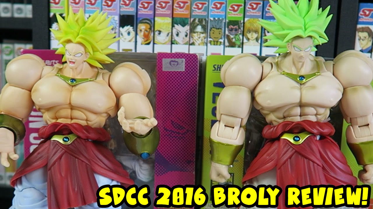 SDCC 2016 SH Figuarts Exclusive Legendary Super Saiyan Broly Review & Comparison! [DBZ UNBOXING]