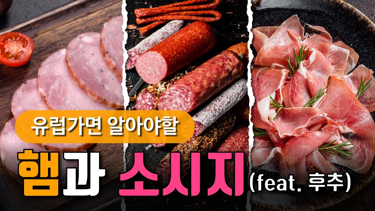 유럽의 햄과 소시지의 차이와 후추가 금값이었던 이유.